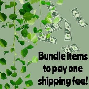 Bundle to save on shipping!!!